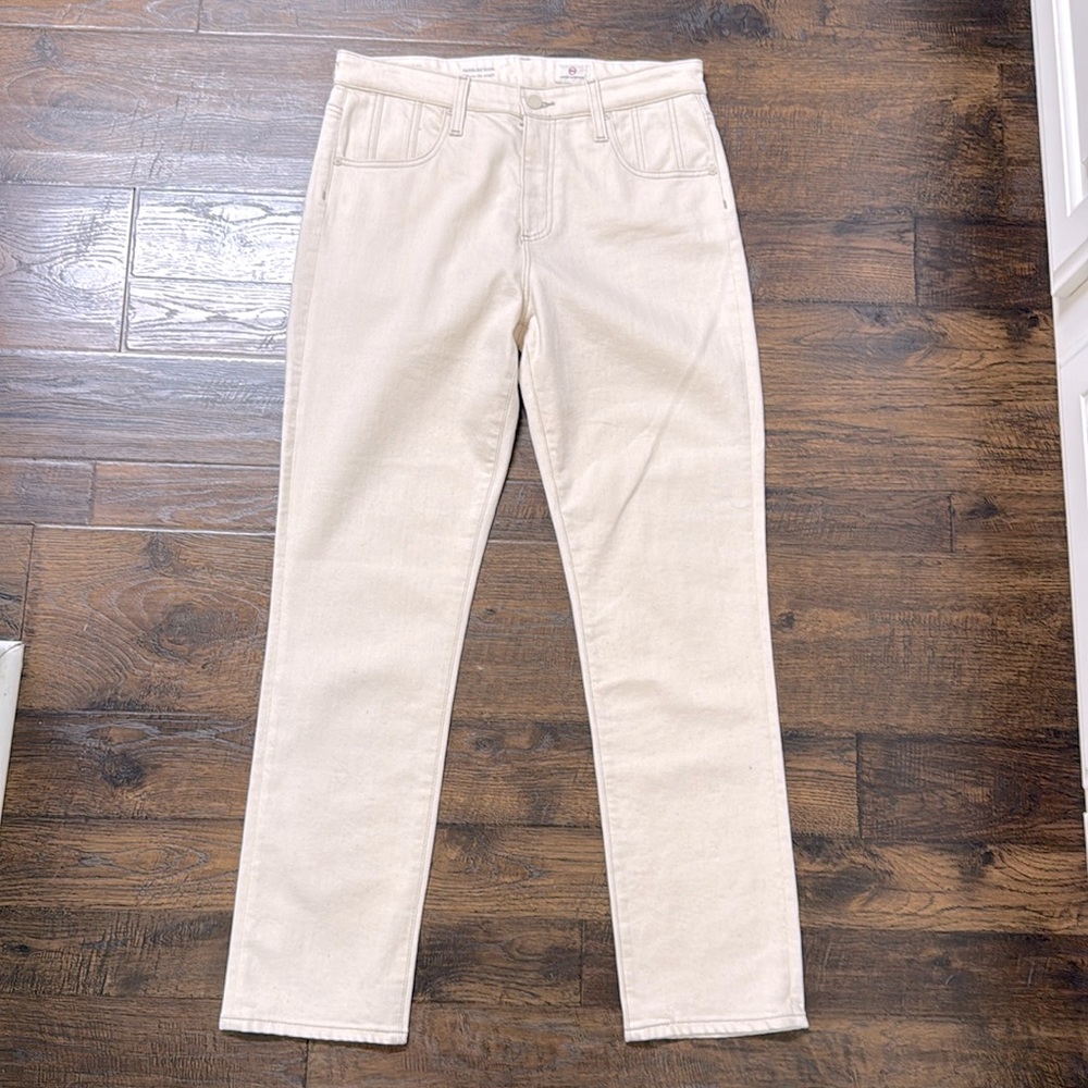 AG Jeans Paneled Mari High-rise Slim Straight Women’s Size 31